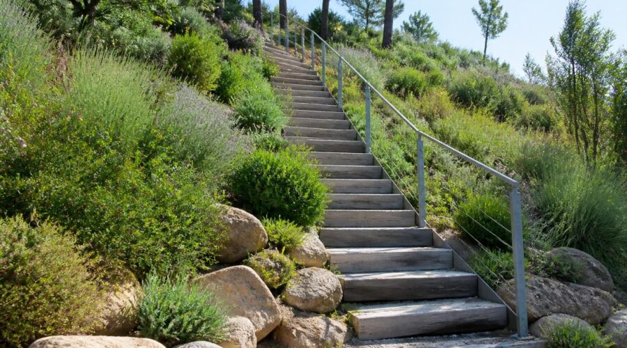 découvrez les matériaux parfaits pour construire un escalier durable et sécurisé dans un talus pentu. conseils pratiques pour un aménagement réussi.