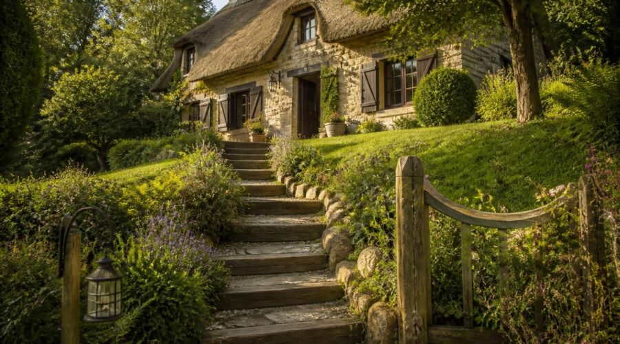 découvrez les meilleures idées d'escaliers dans le talus de votre jardin pour un accès sécurisé et esthétique à votre chaumière. transformez votre espace extérieur avec style et fonctionnalité.