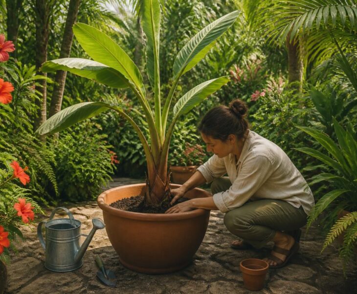 découvrez tous les conseils essentiels pour réussir la plantation d'un bananier en pot et créer un jardin exotique luxuriant chez vous.